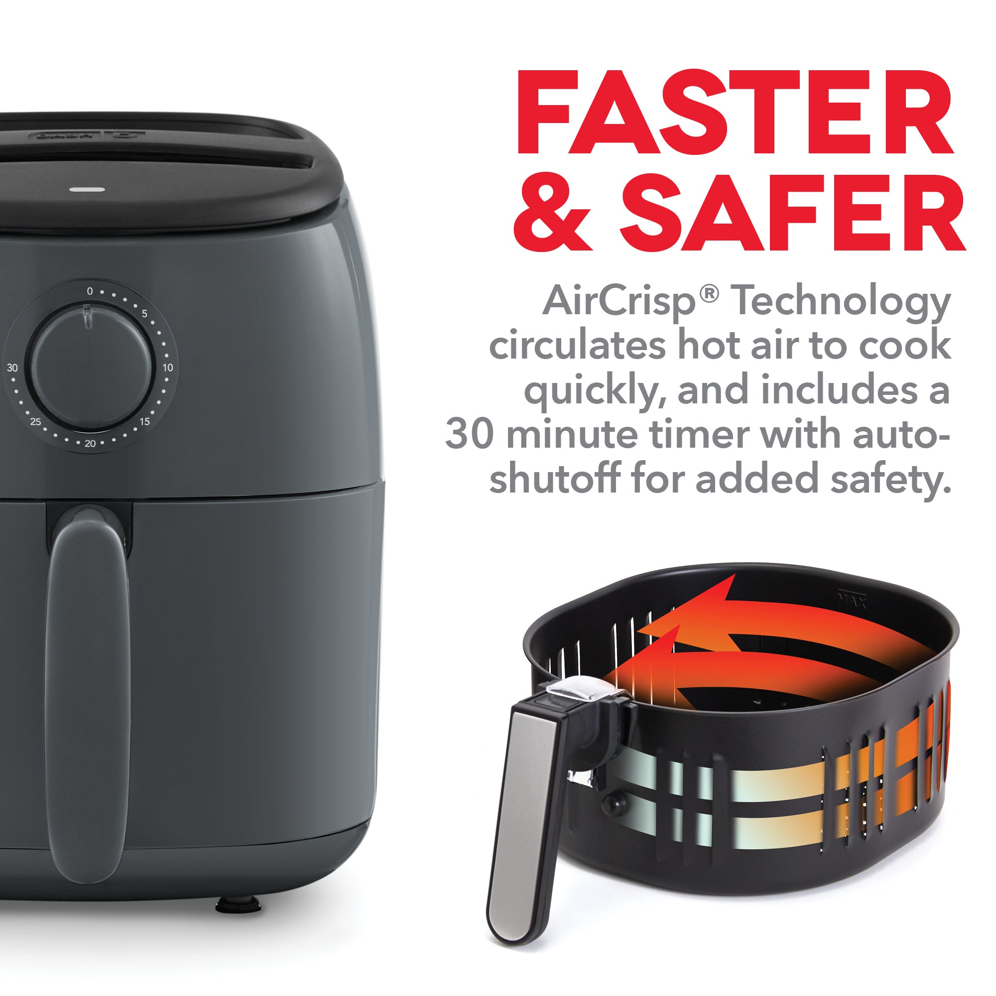 Tasti-Crisp™ Express Air Fryer 2.6 Qt.
