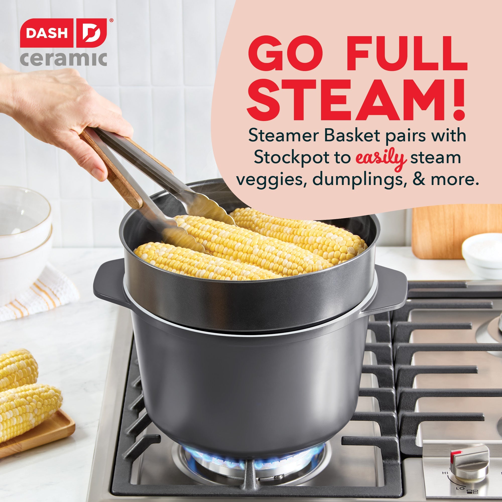 SmartStore™ 5.8qt MultiPot + Steamer Set
