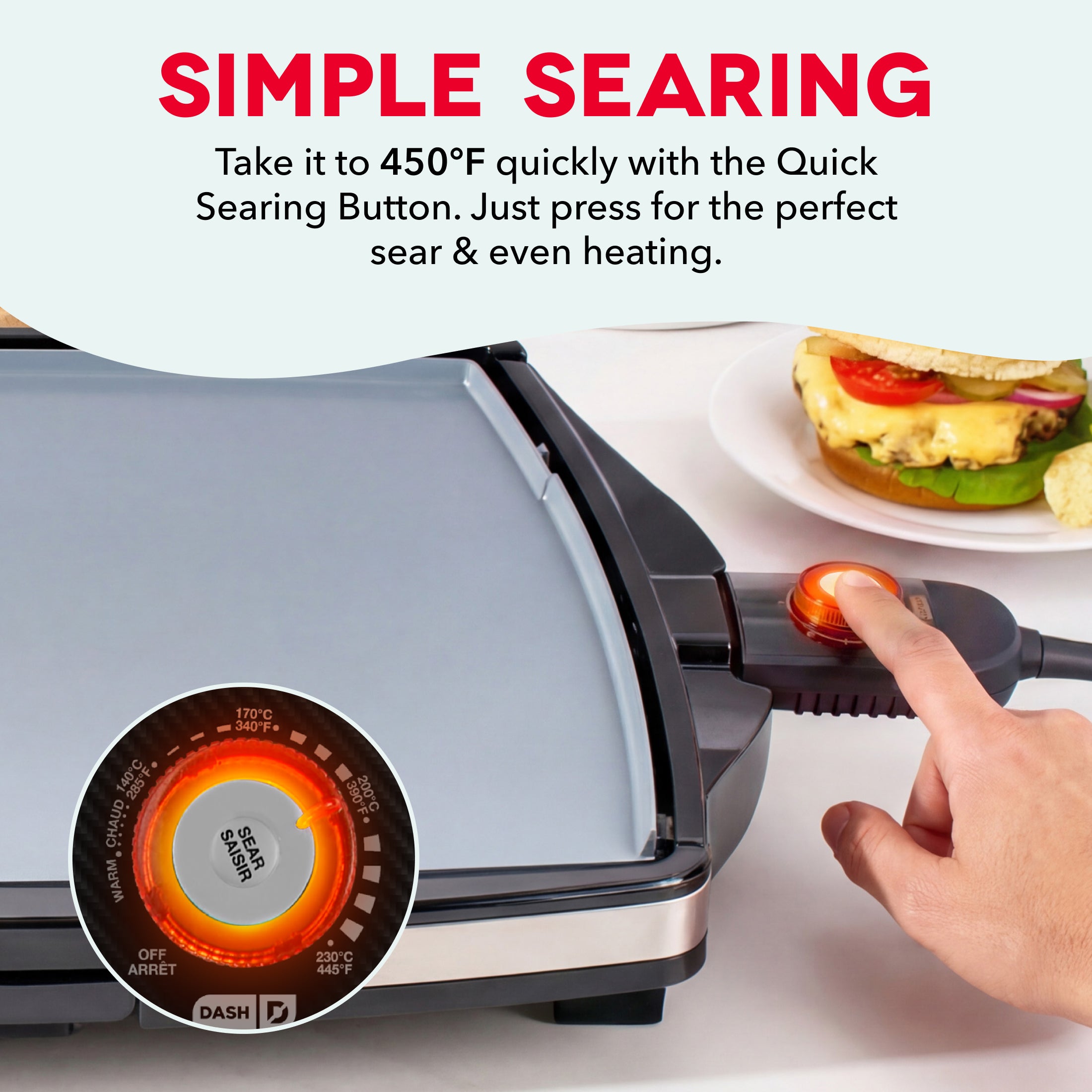 Smash XL Precision Sear Griddle
