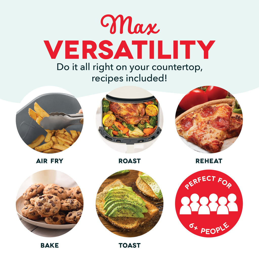 Tasti-Crisp™ 8QT Max Pro Ceramic Air Fryer