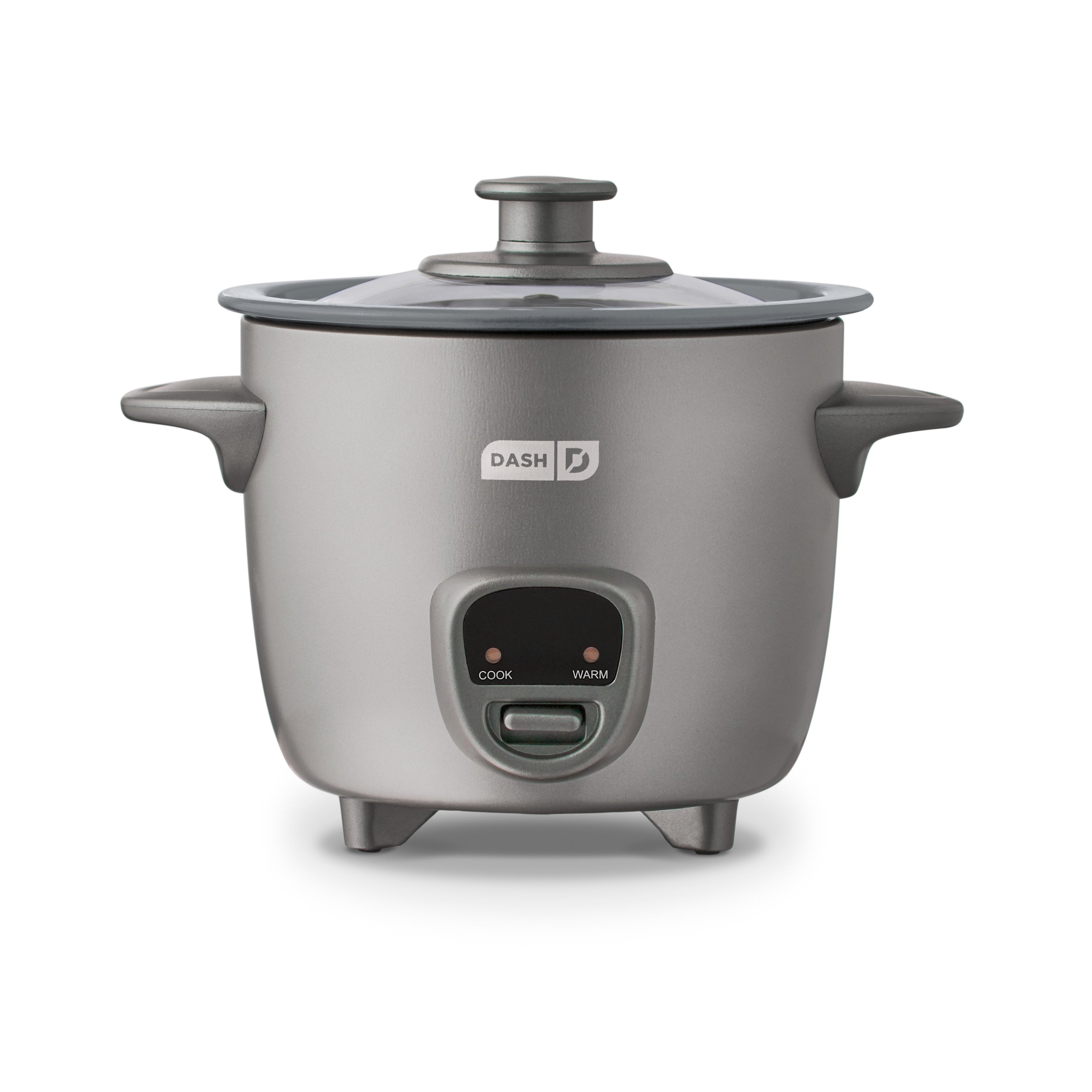 Mini Rice Cooker with Keep Warm - Graphite