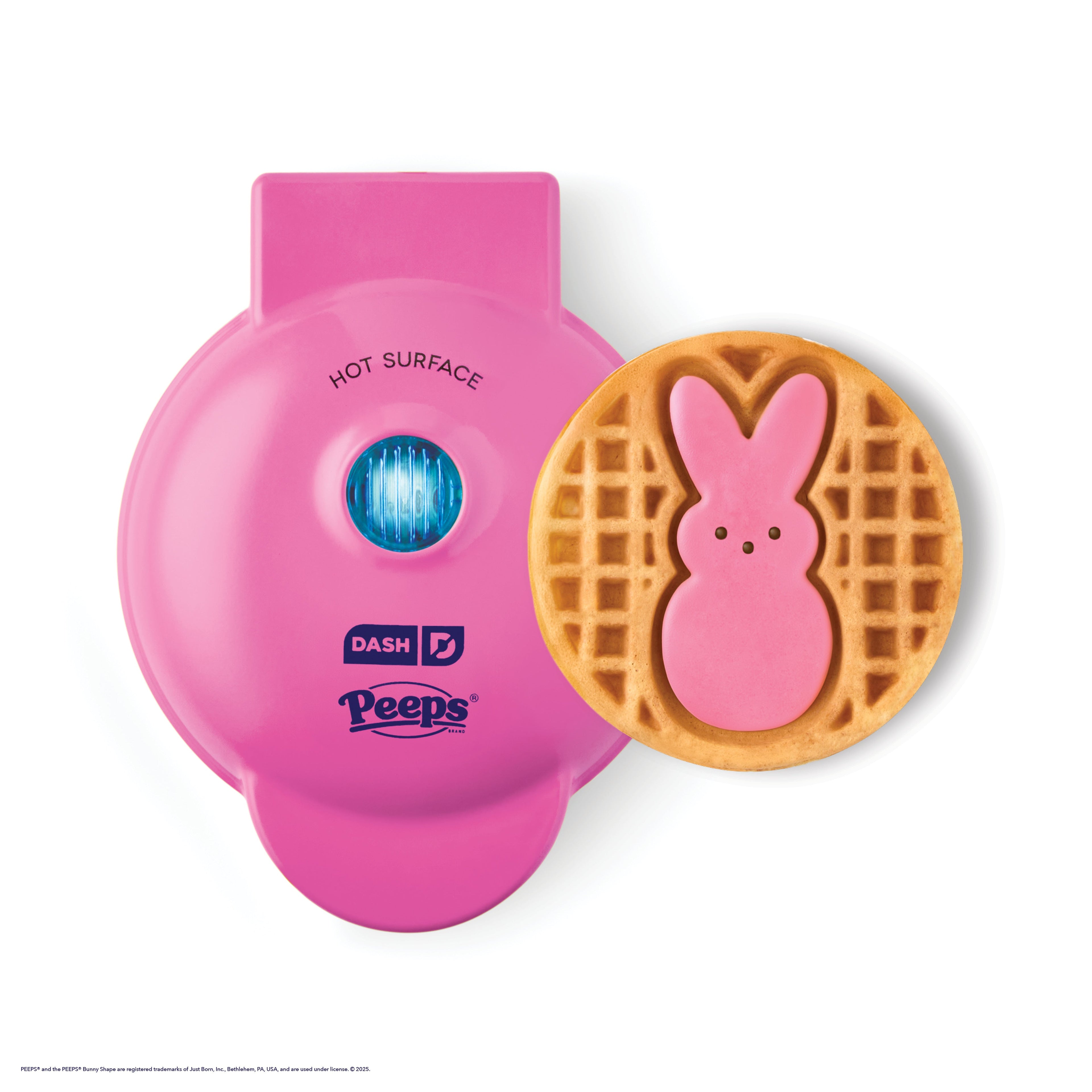 PEEPS® x Dash Mini Waffle Makers - Pink Bunny