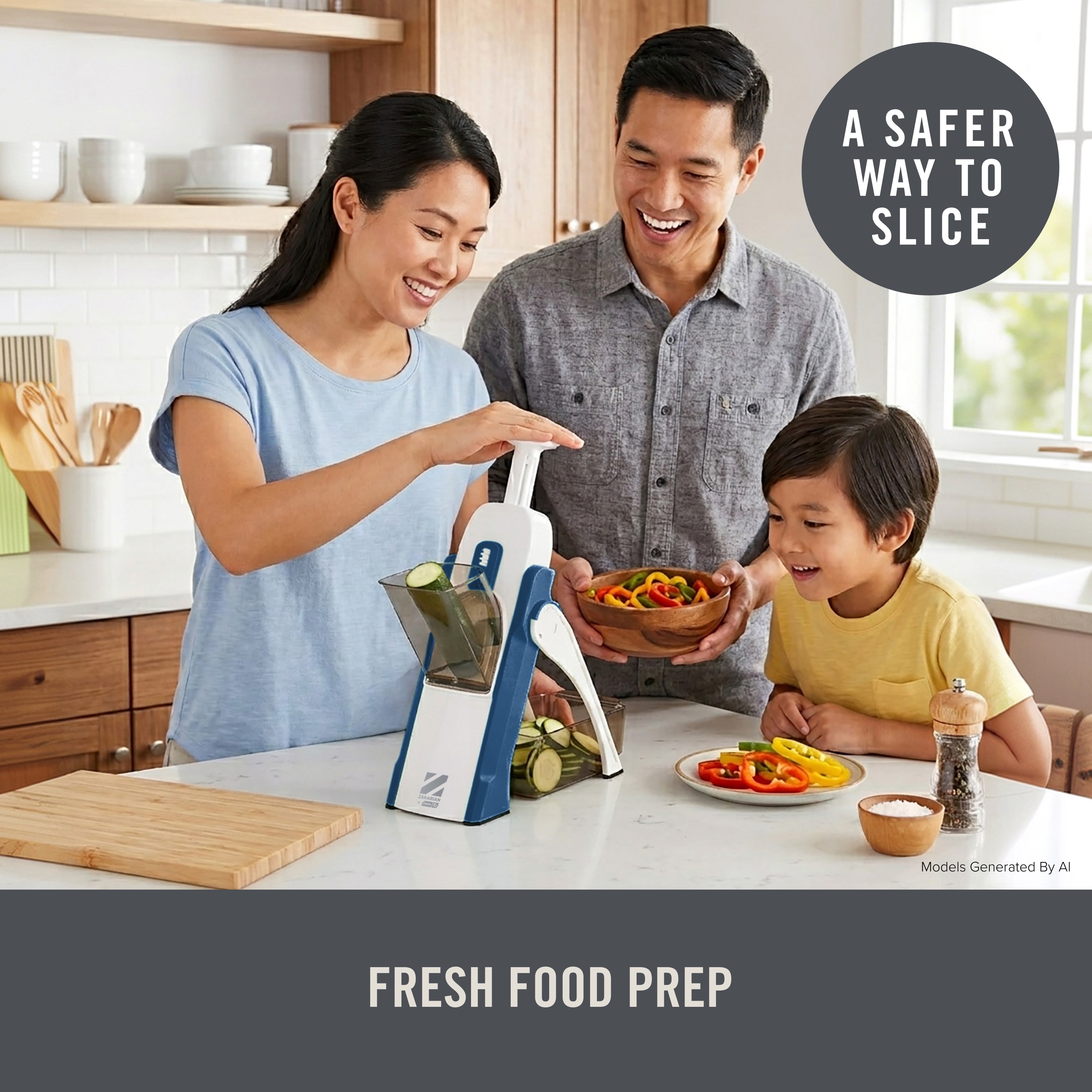 Zakarian by Dash Safe Slice® Mandoline
